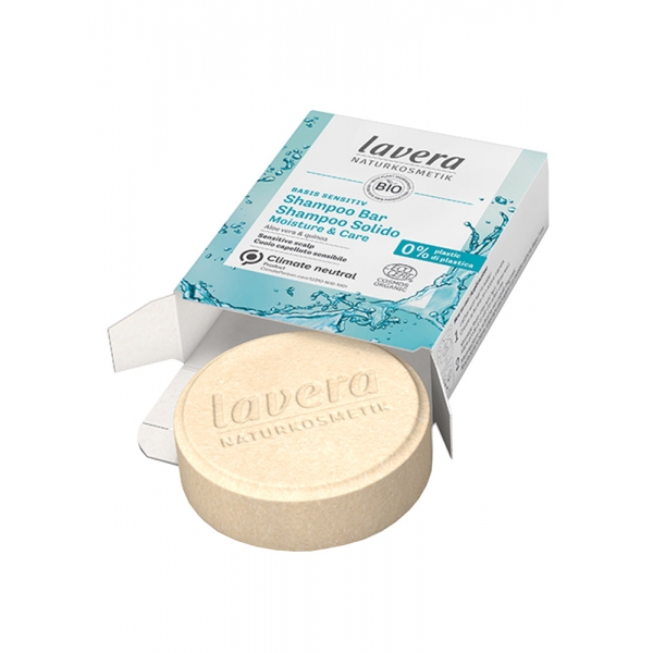 Lavera Basis Sensitiv Moisture and Care Shampoo Bar - 50g